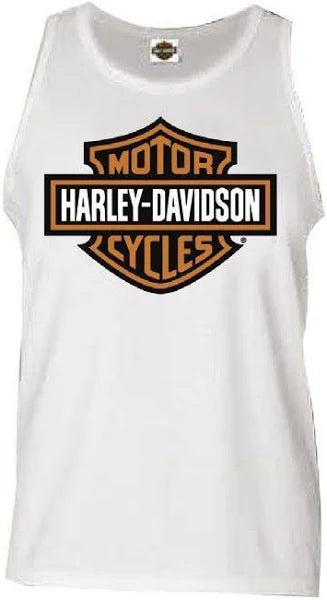 Harley Davidson® Bar & Shield Tank White Mens