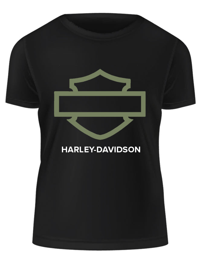 Harley-Davidson® Men's Bar & Shield Outline Short Sleeve Tee - Green