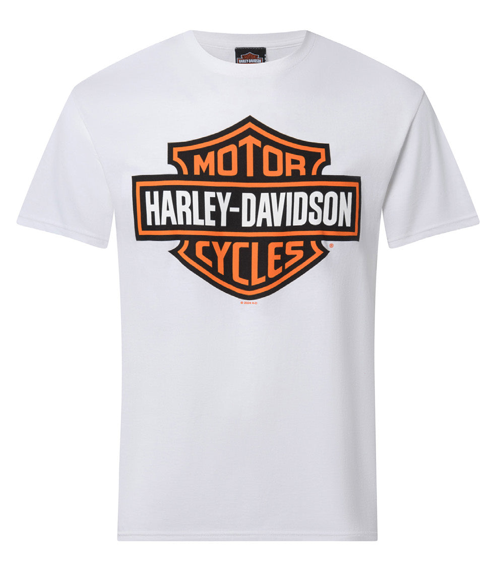 Harley Davidson® Classic Bar & Shield Tee White