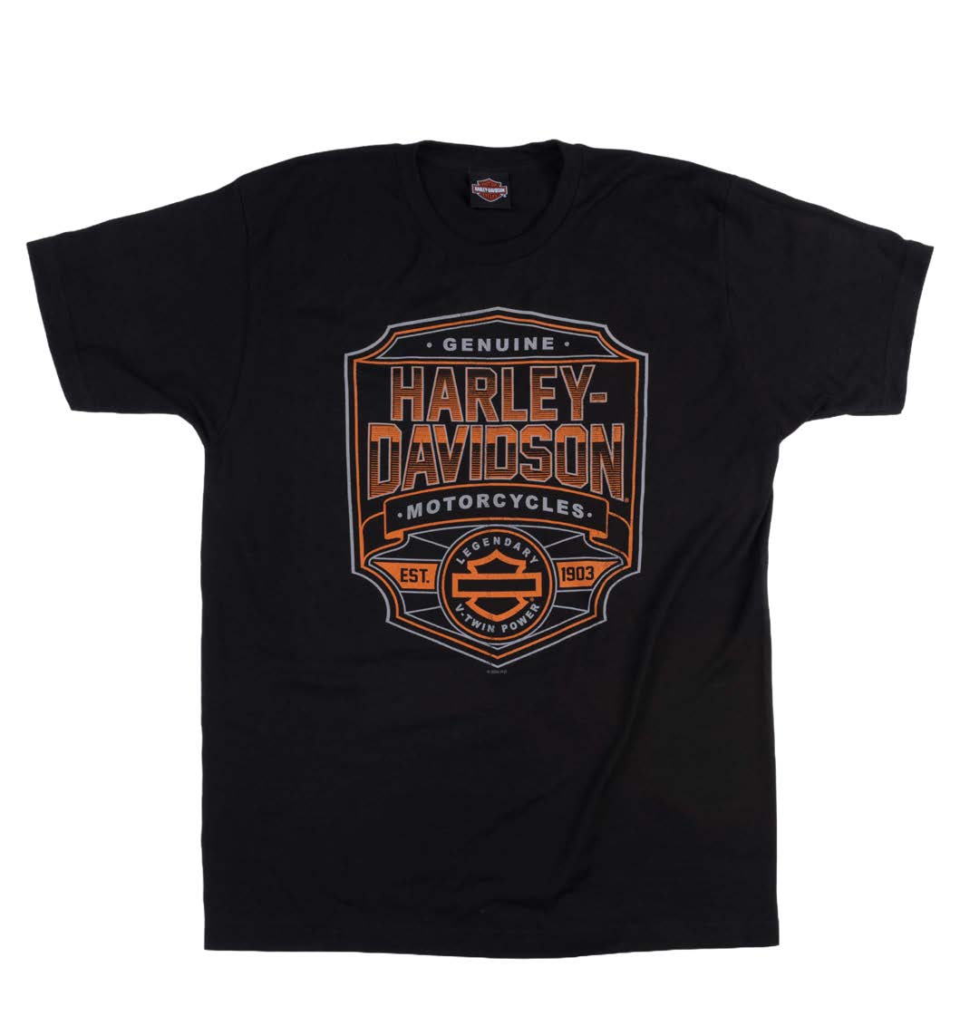 Harley-Davidson® Men's Accolades Short Sleeve Tee - Black