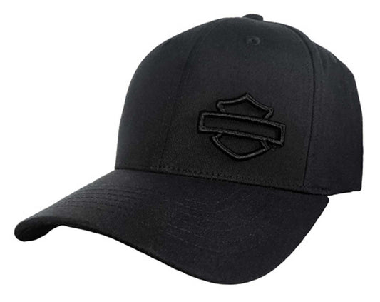 Harley-Davidson® MO Black Bar & Shield Silhouette Embroidery Cap