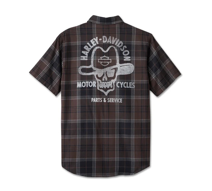 Harley-Davidson® Cowboy Rider Short Sleeve Plaid