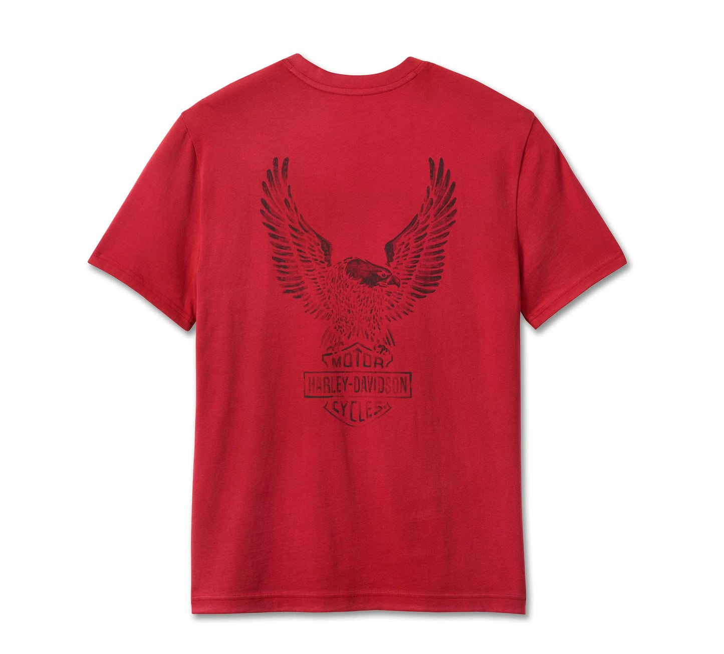 Harley-Davidson® Men's Eagle Short Sleeve Tee - Red