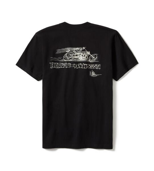 Harley-Davidson® Men's Fast Willie Short Sleeve Tee - Black