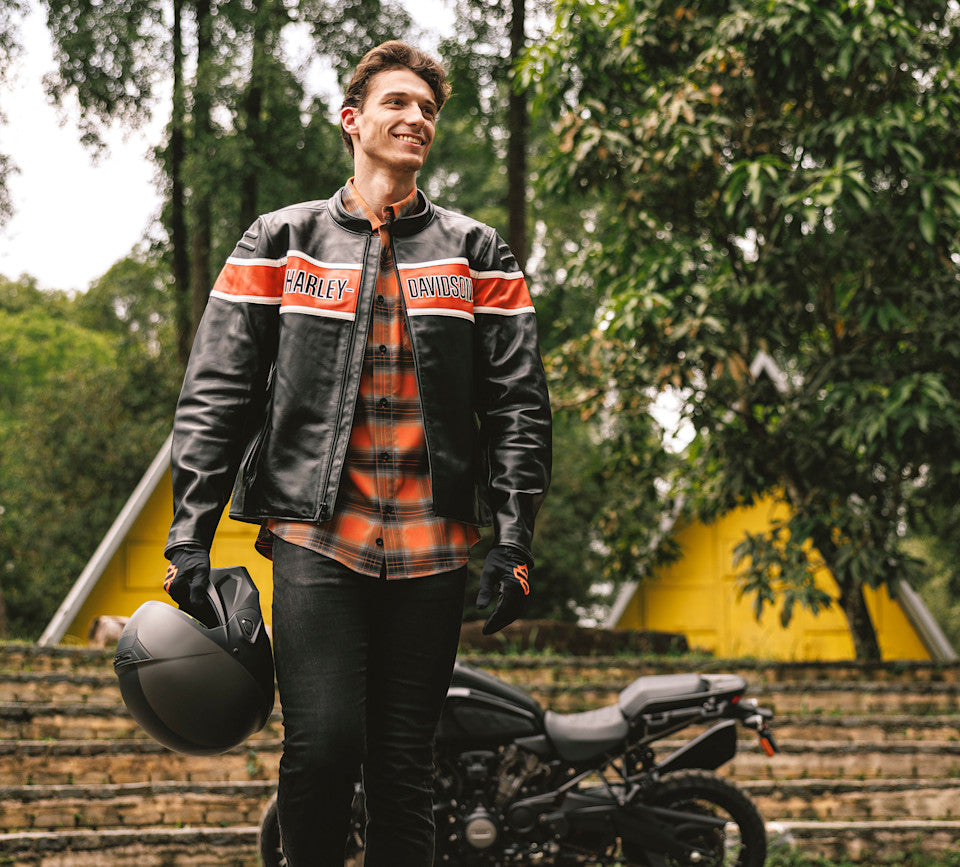 Harley-Davidson® Men's H-D® TECH Vented Stretch Comfort Plaid Shirt