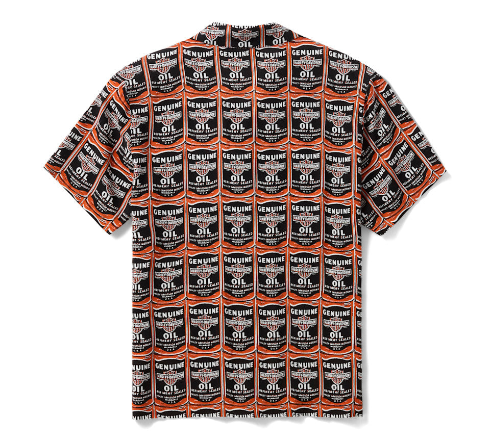 Harley-Davidson® Men's H-D® Essential Oil Can Aloha Shirt