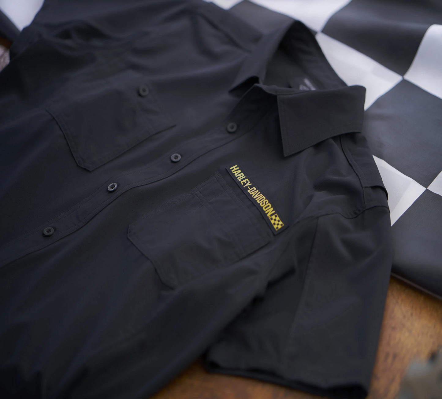 Harley-Davidson® Men's Wicked Short Sleeved Performance Shirt - Navy