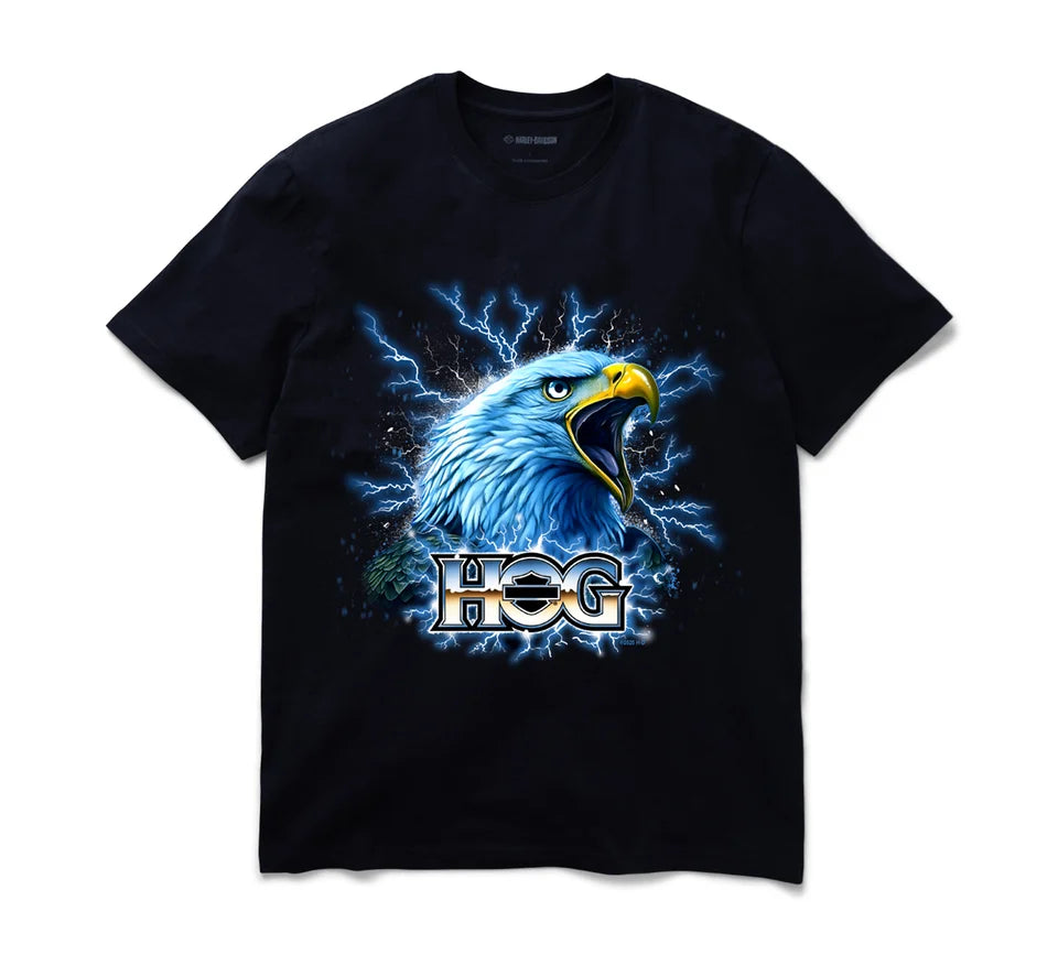 Harley-Davidson® Electric Eagle H.O.G.® Short Sleeve Graphic Tee