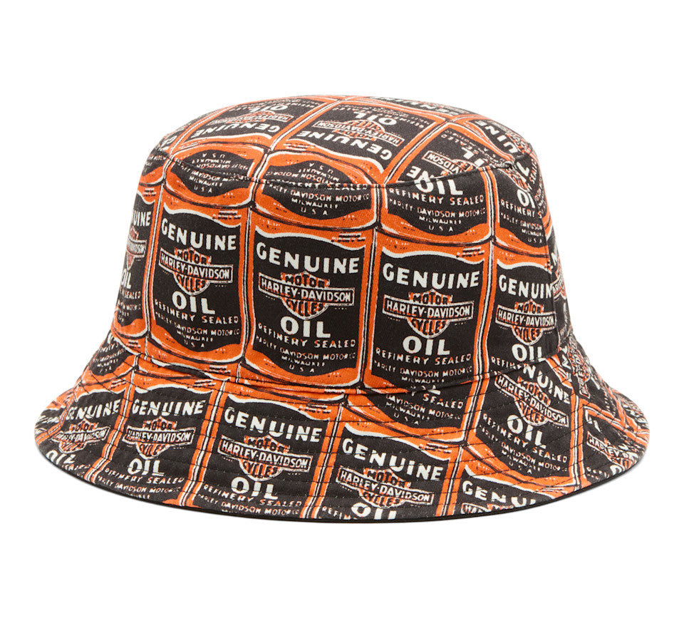 Harley-Davidson® H-D® Essential Oil Can Reversible Bucket Hat