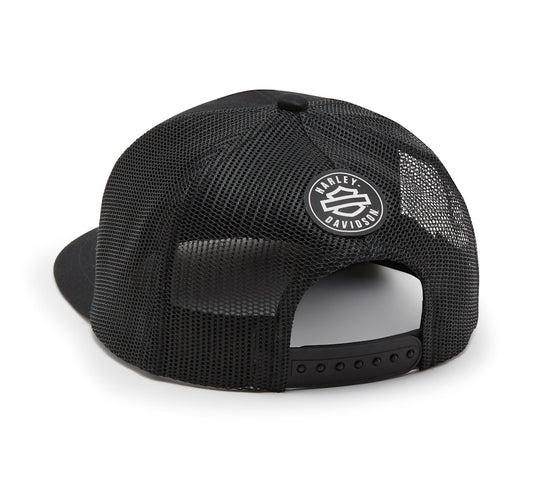 Harley-Davidson® Men's Logo Colorblock Adjustable Trucker Cap