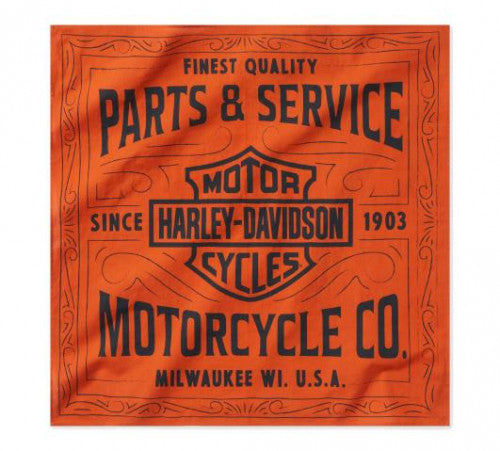 H-D® Bandana- Woven Orange