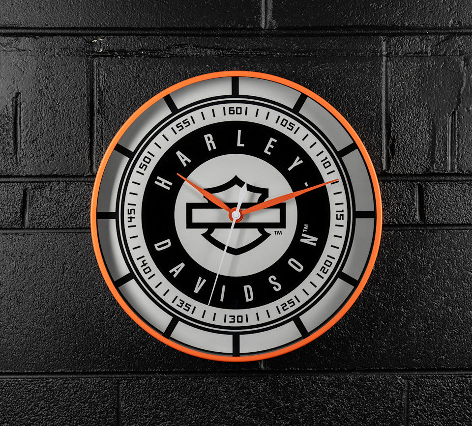 Harley-Davidson® SpeedMeter Clock