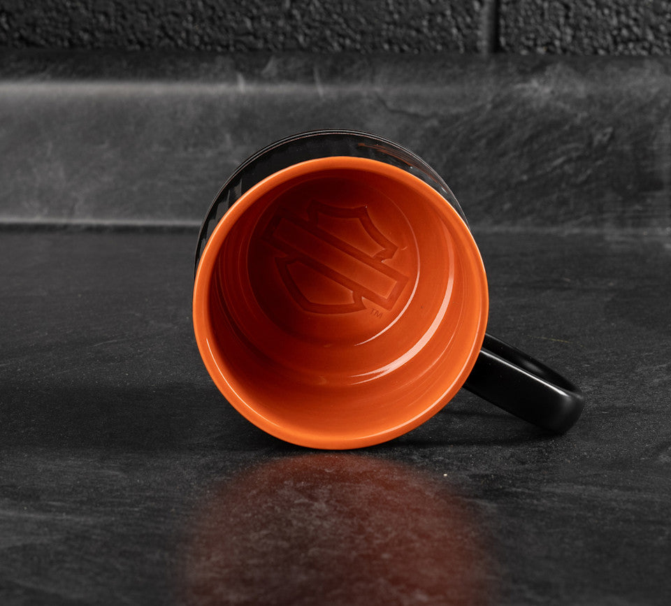 Harley-Davidson® Open Bar & Shield Embossed Mug Set