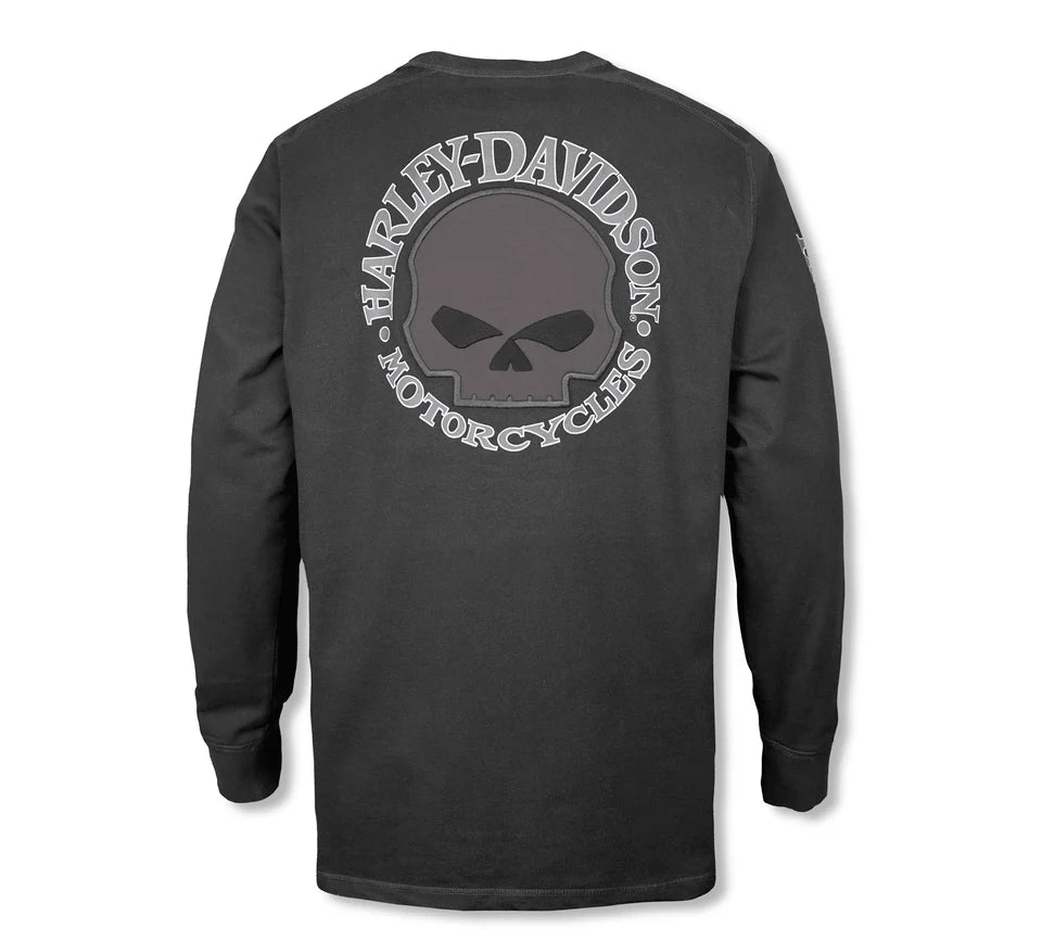 Black Willie G™ Skull Long Sleeve Tee
