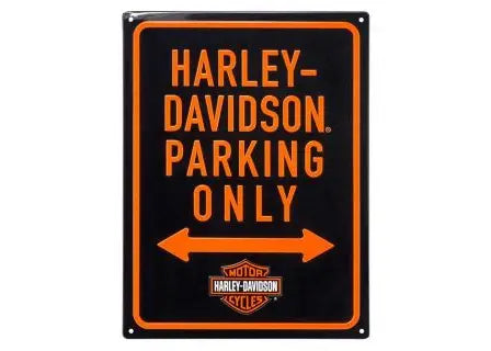 Harley-Davidson® Parking Only Tin Sign