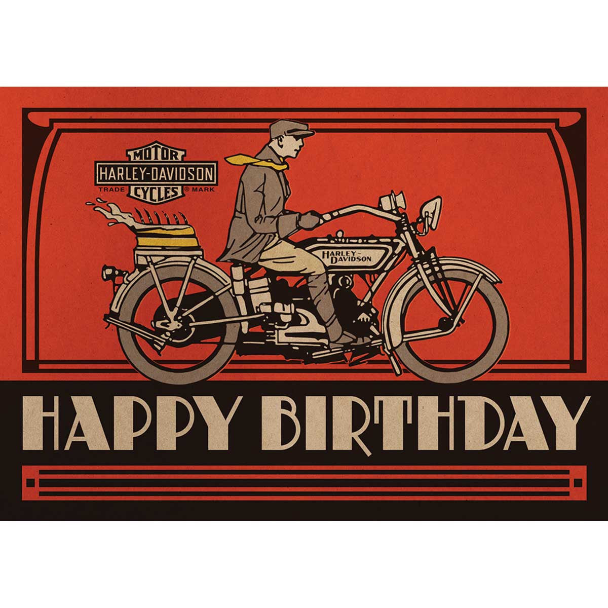 Harley-Davidson® Birthday Cake - Birthday Card