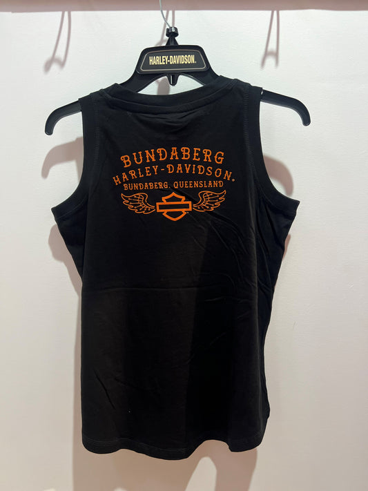 Harley-Davidson® Women's Relaxed Tank Black Tee