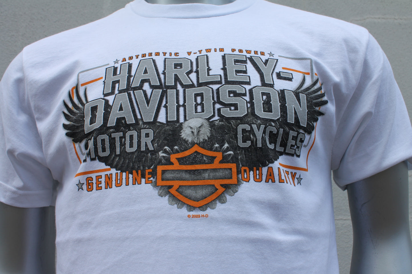 Harley-Davidson® Men's Gatekeeper Short Sleeve Tee - White