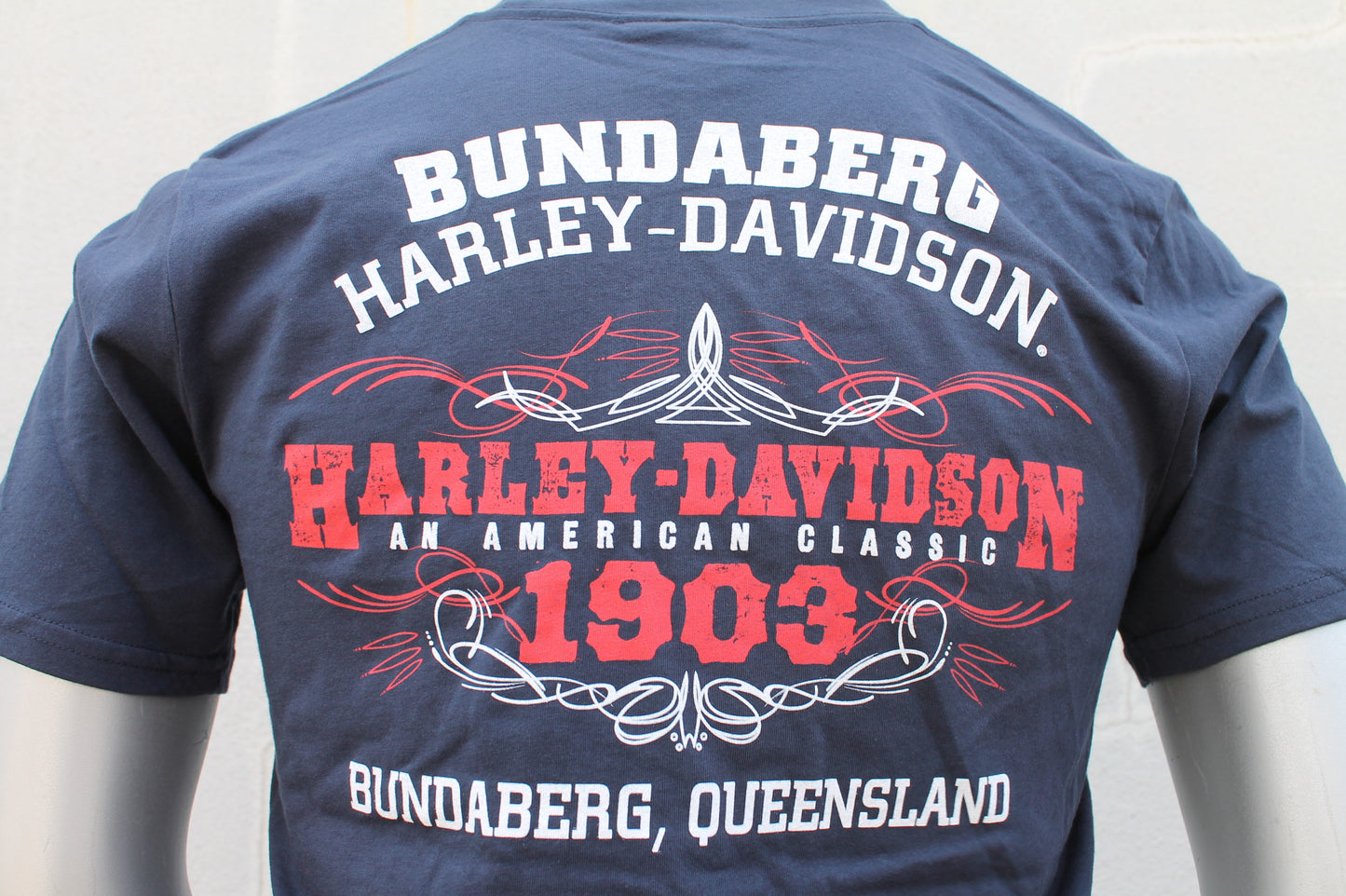 Harley-Davidson® Men's Eagle Badge Short Sleeve Tee - Navy