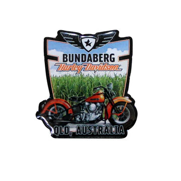 BHD Bundaberg Harley Davidson Custom Decal- Square