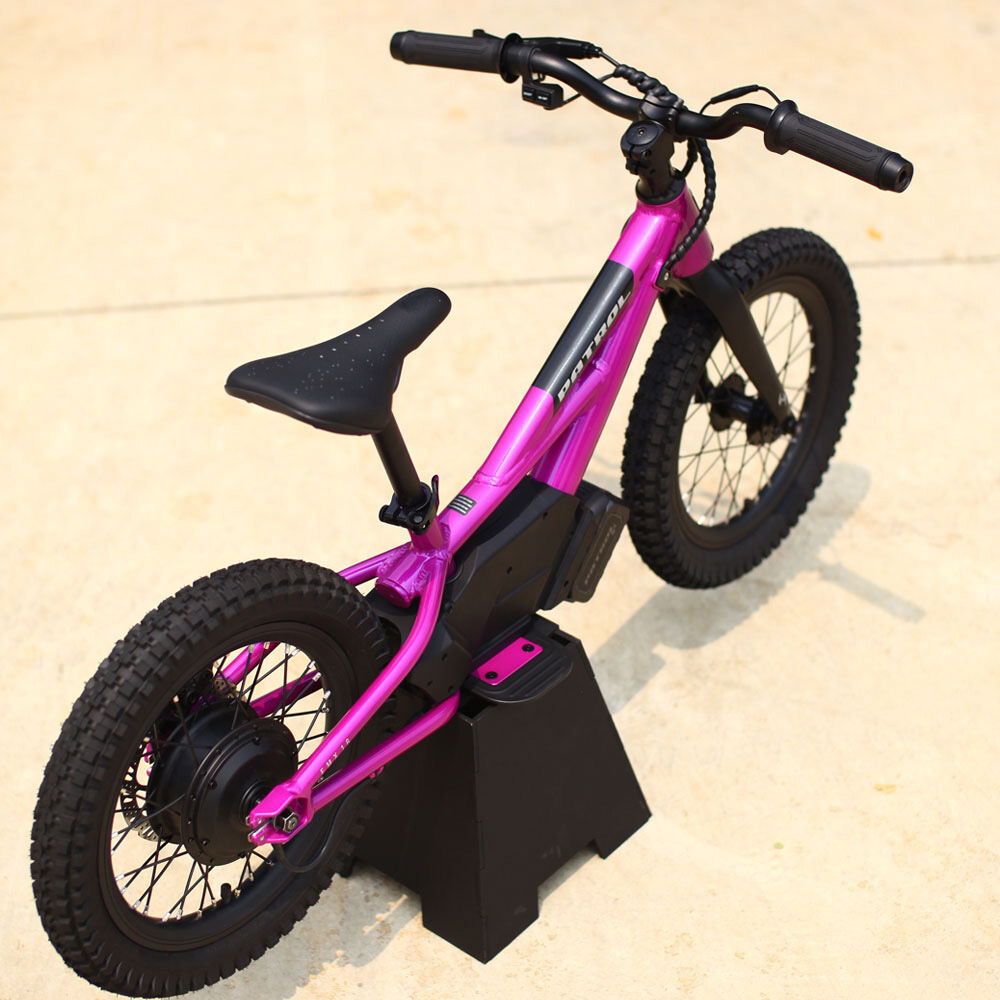 Patrol E-MX 16" Anodized Prune Electric Balance Bike