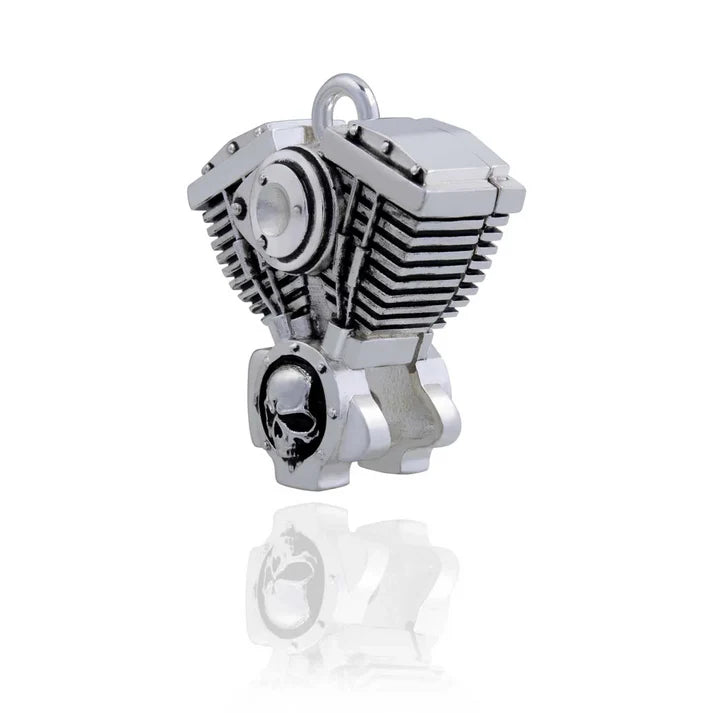 Twin Engine skull Ride Bell
