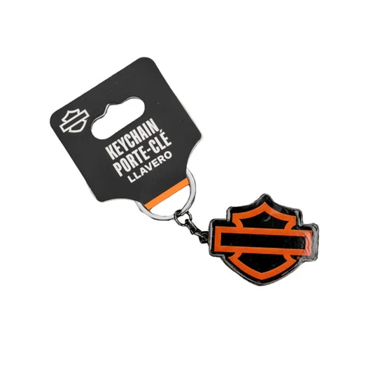 Harley-Davidson® Open Bar & Shield Domed Key Chain
