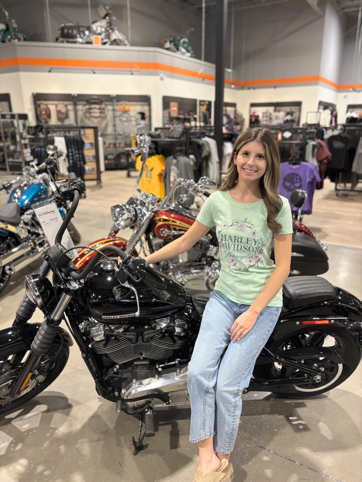 Harley-Davidson® Women's Sakura-Mint Tee