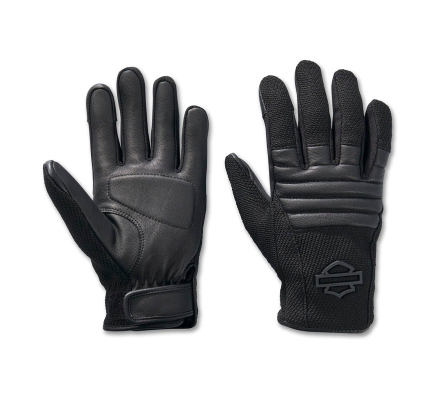 Harley-Davidson® Women's Dyna Knit Leather Riding Gloves