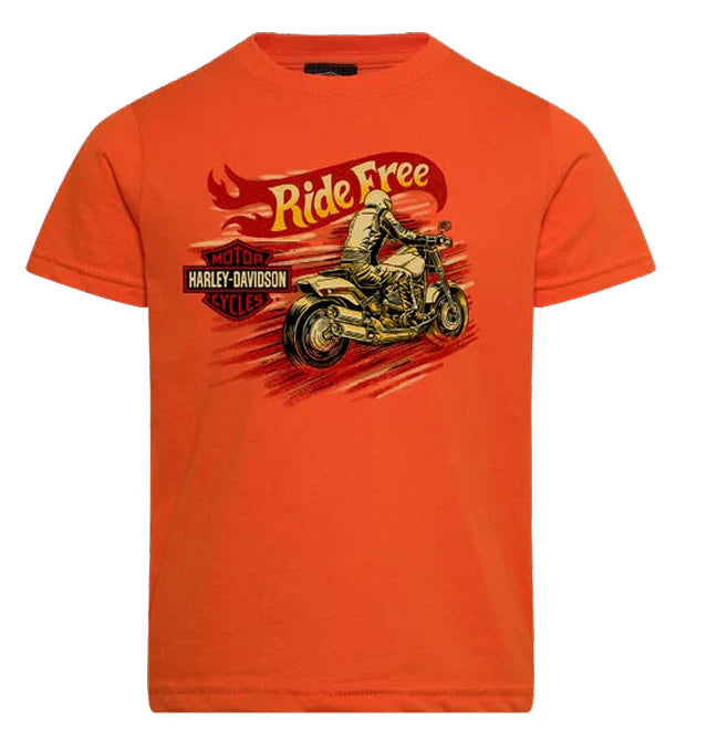 Harley-Davidson® Blaze Orange Kids Tee