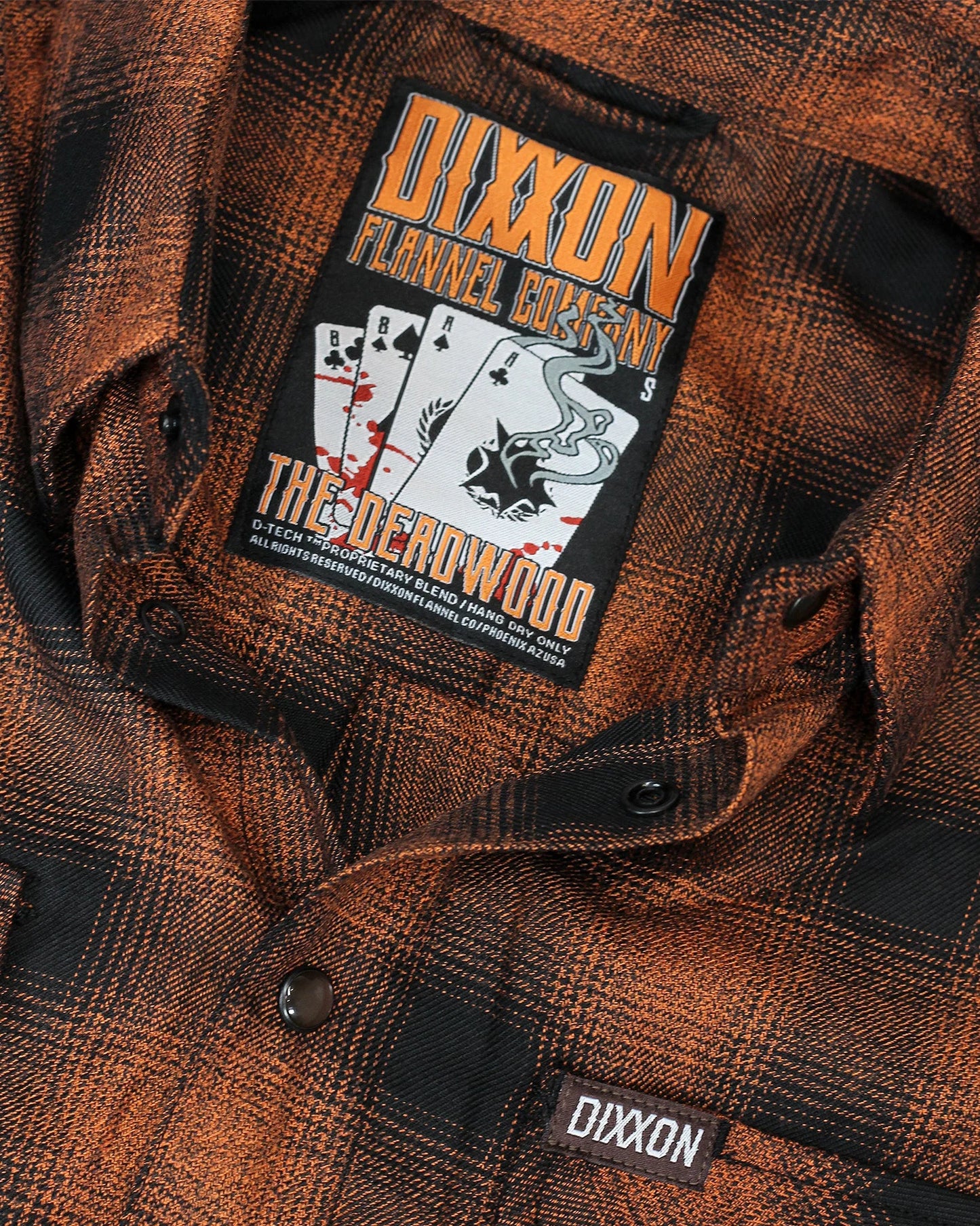 Dixxon Mens Sturgis Deadwood Flannel
