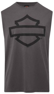 Harley-Davidson® Open Bar & Shield Charcoal Muscle Tee