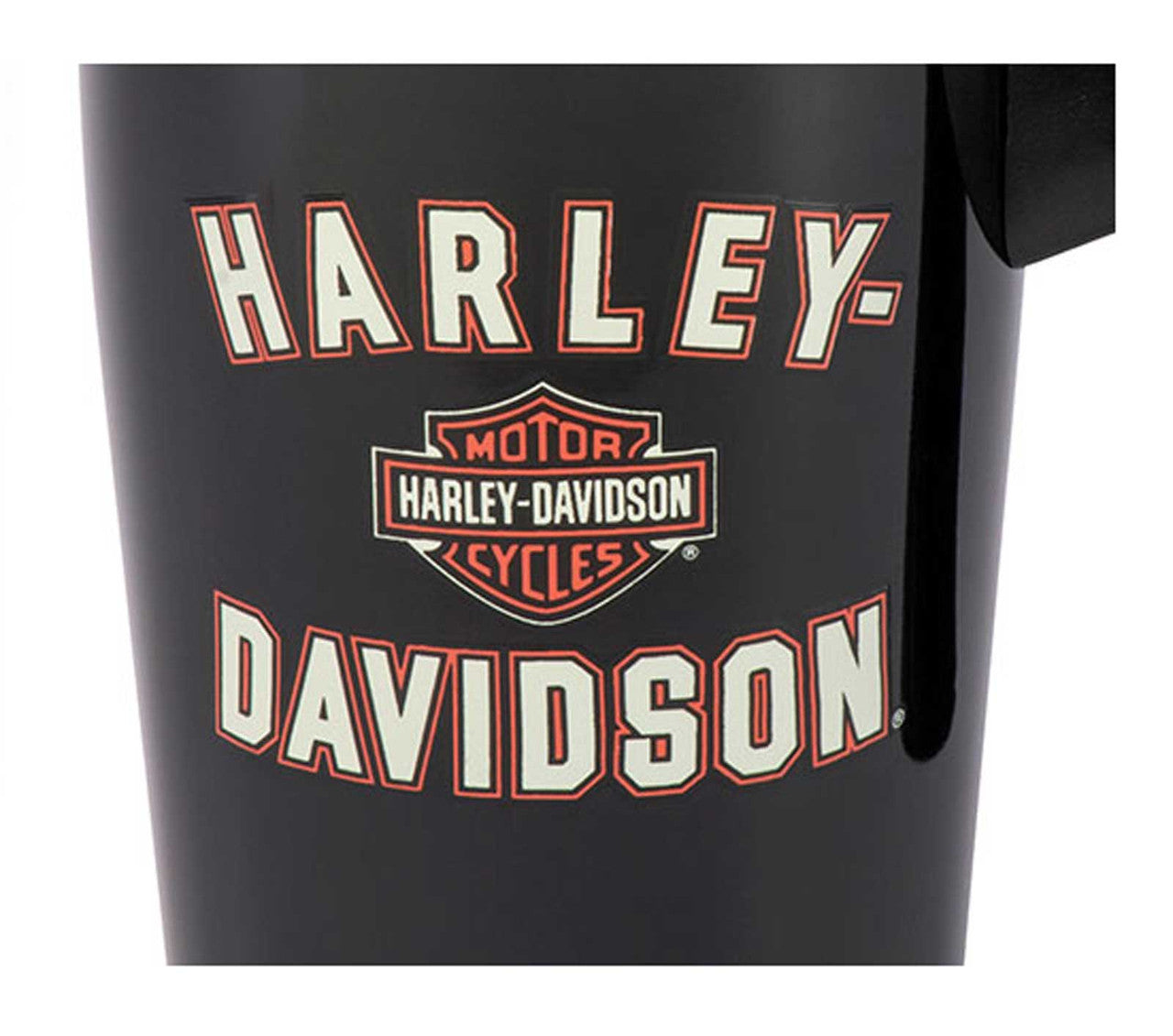 Harley-Davidson® Bar & Shield Double-Wall Stainless Steel Travel Mug w/handle