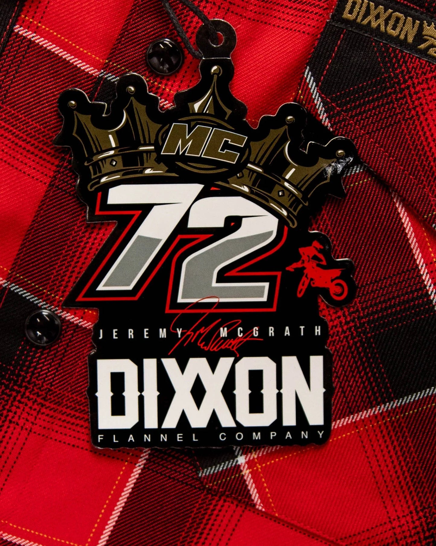 Dixxon Mens McGrath 90's Flannel