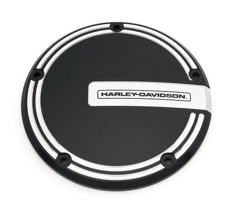 Harley-Davidson® Empire™ Collection: Black Anodized Machine Cut Derby Cover