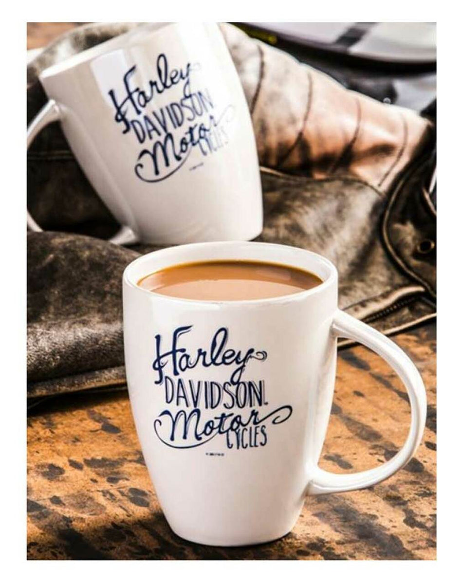 HarleyDavidson® Bistro Lustre Ceramic Coffee Cup Bundaberg Harley