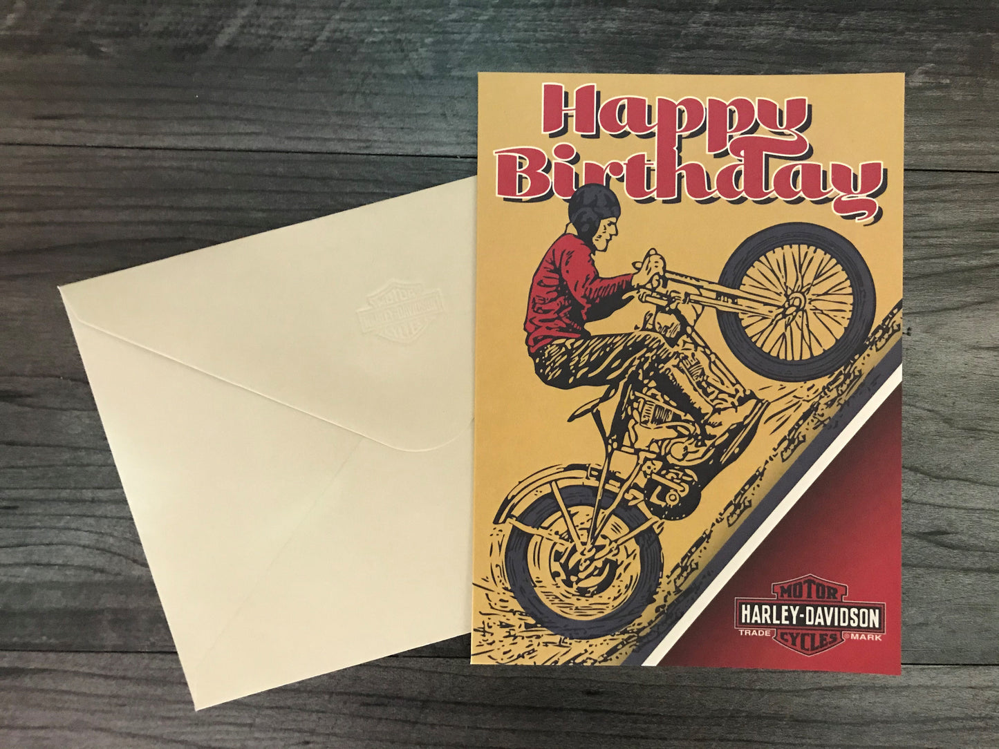 Harley-Davidson® Not Over The Hill - Birthday Card