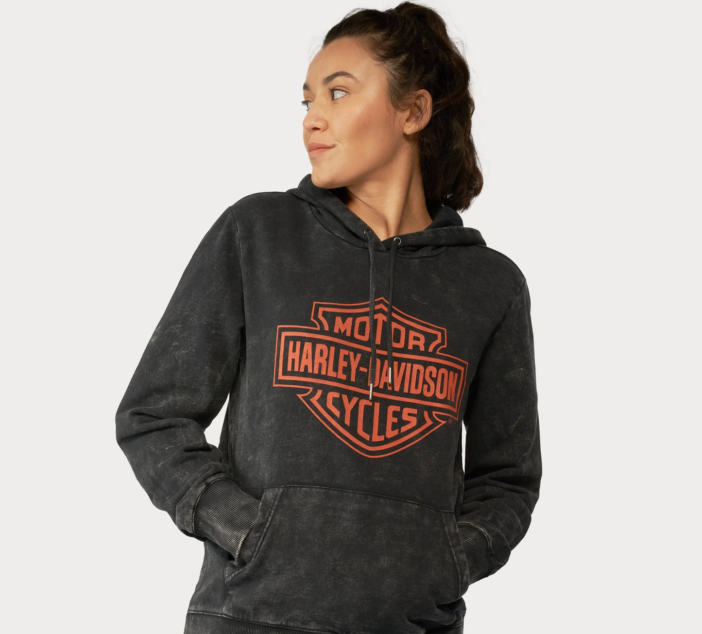Harley-Davidson® Women's Custom Vintage Wash Pullover Hoodie
