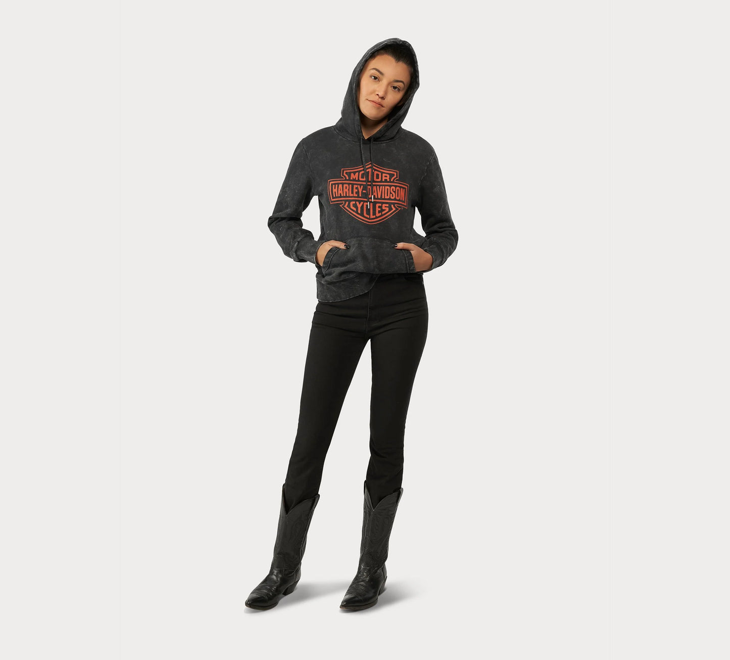 Harley-Davidson® Women's Custom Vintage Wash Pullover Hoodie