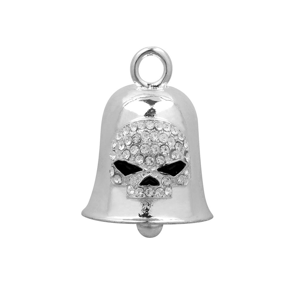 Harley-Davidson® White Crystal Willie G Skull Ride Bell