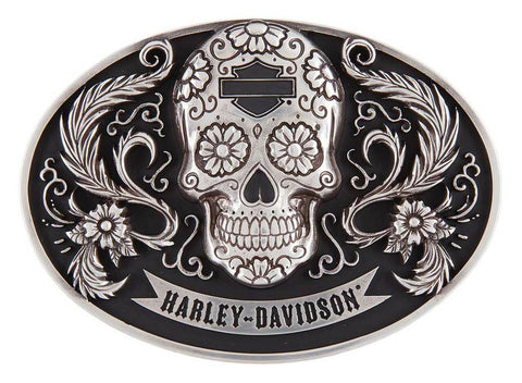 Harley-Davidson® Vida Skull Belt Buckle