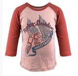 Harley-Davidson® Girls' 3/4 Raglan Sleeve T-Shirt