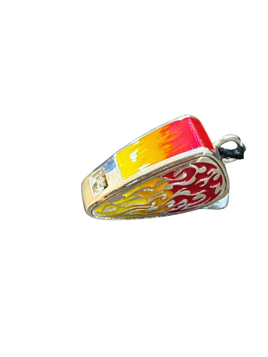 Red Flame Tank Ride Bell