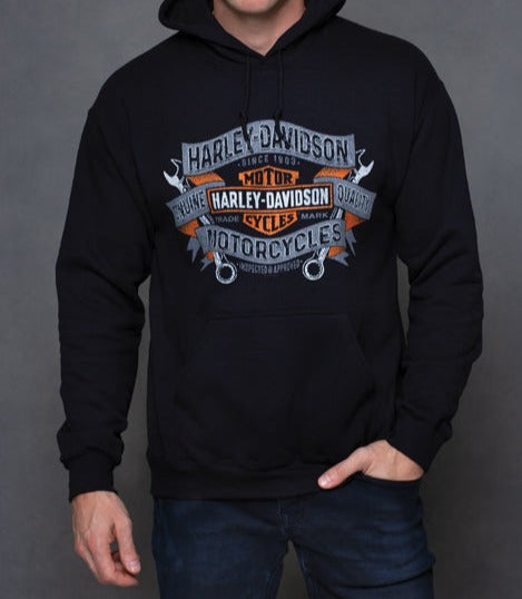 Harley-Davidson® Men's Gravity Pullover Hoodie - Black