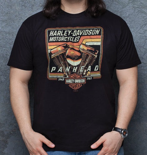 Harley-Davidson® Men's Pan Age Short Sleeve Tee - Black