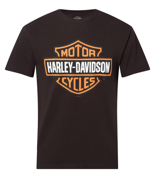 Harley Davidson® Elongated Tee Black / Orange