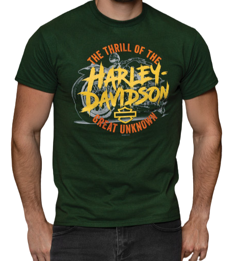 Harley-Davidson® Men's Alarm Short Sleeve Tee - Dark Green