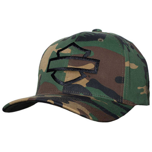 Harley-Davidson® Find Me Bar & Shield Silhouette Stretch Fit Cap