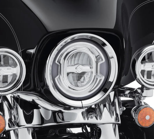Harley-Davidson® 7" Daymaker Signature Reflector LED Headlamp Chrome