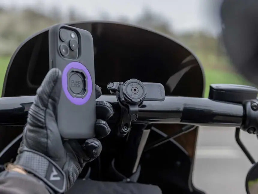 Quad Lock Handlebar Mount PRO for Large Bars - Chrome or Black
